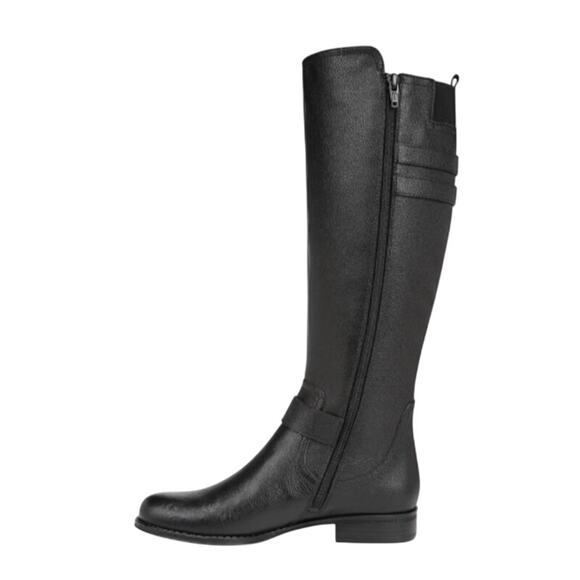 Naturalizer Womens Jessie Knee High Boots US 8 M WC EU 38.5 Black Leather NIB - Picture 2 of 11